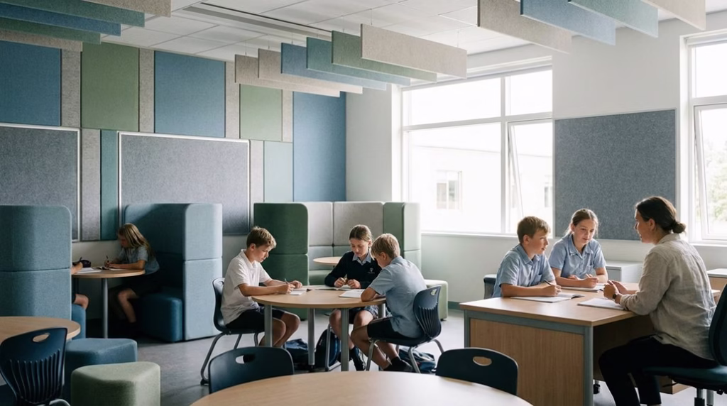 school soundproofing solutions emphasize improved learning environments