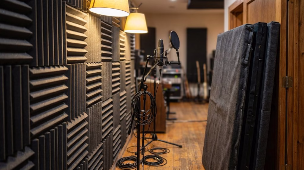 acoustic vs soundproofing panel choice