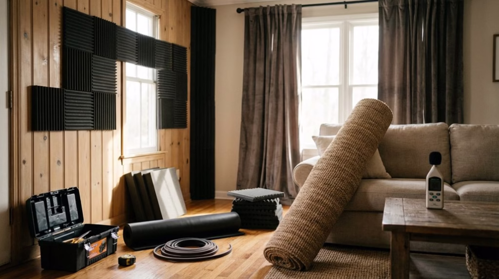 diy soundproofing for living rooms effectiveness and myths