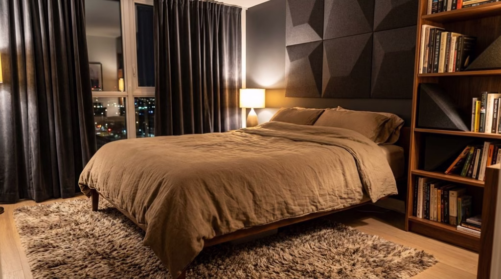 soundproofing bedroom nighttime noise materials