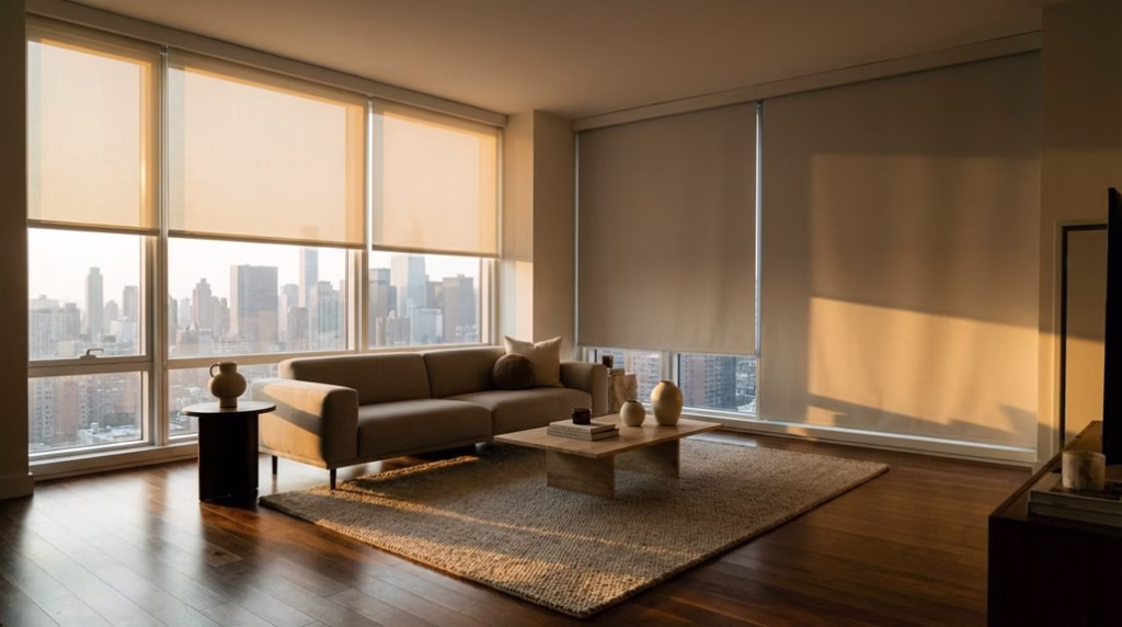automated shades privacy illumination aesthetics