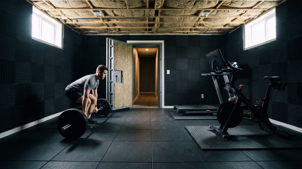 soundproof home gym noise control