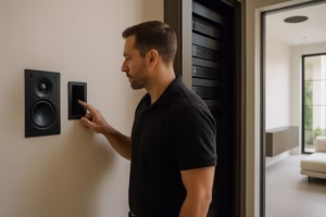 custom whole home audio installation