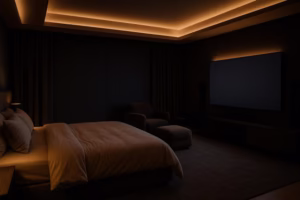 motorized bedroom blackout shades